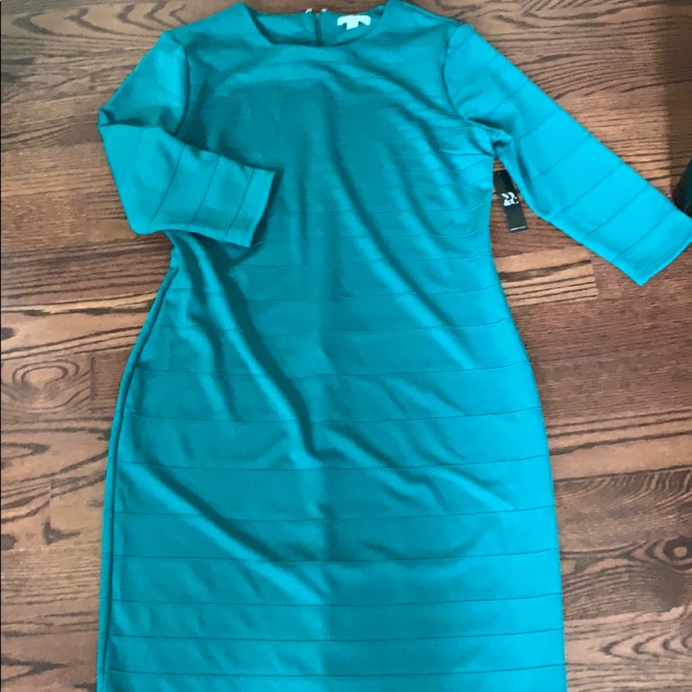 New York  & Company Teal Dress